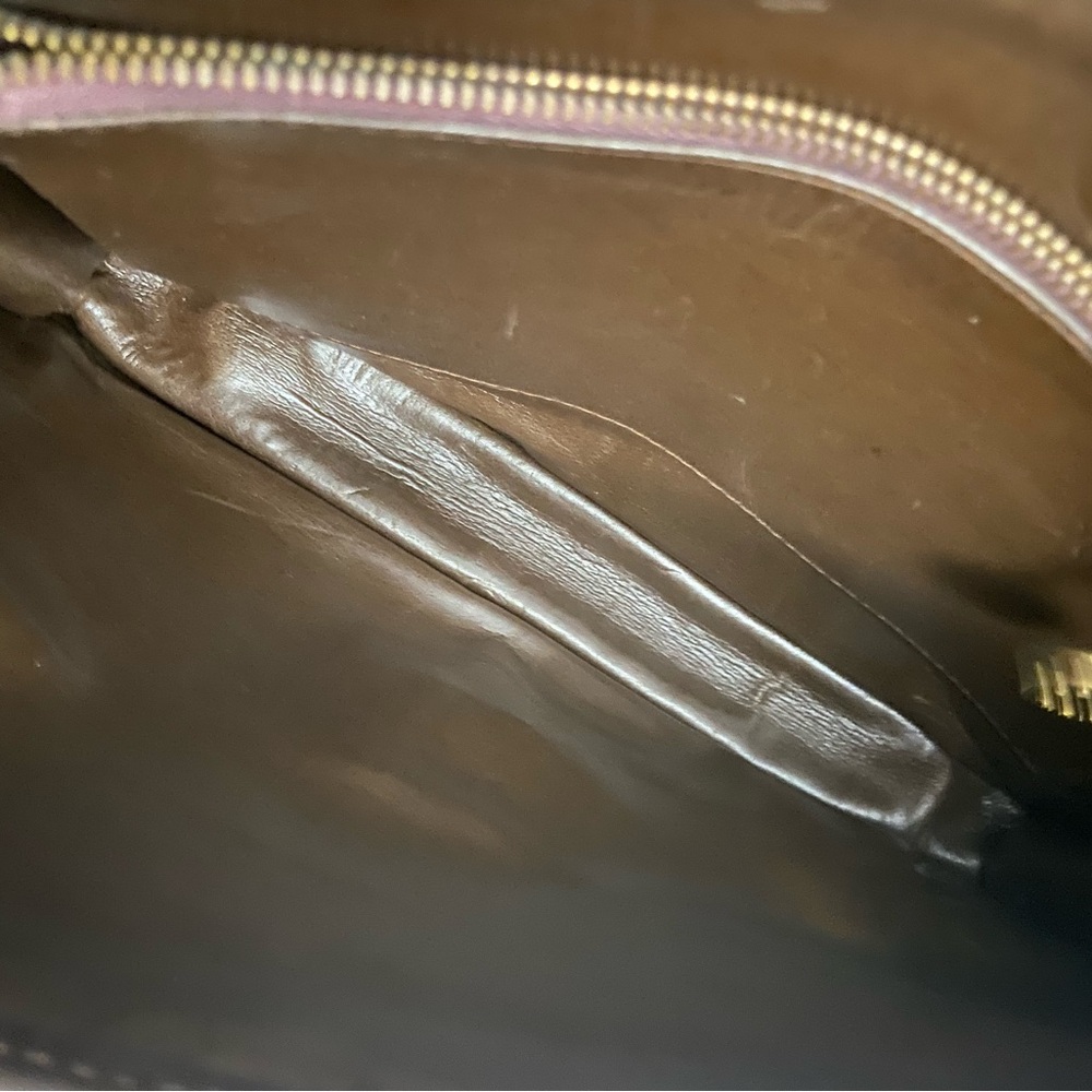 Celine Monogram Clutch in Brown and Black - Picture 9 of 12